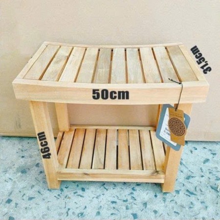 60-249845 Natural : Ghế Đôn Phòng Tắm, Ghế Phụ 